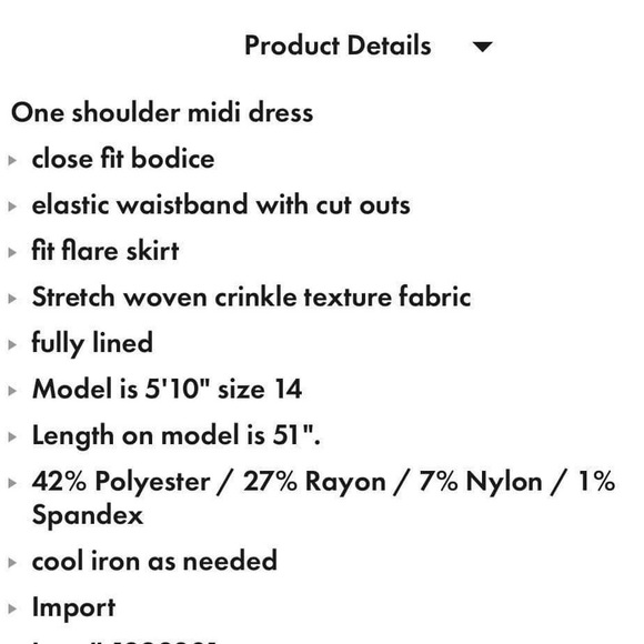 Eloquii One Shoulder White Midi Dress. US28 - Picture 4 of 4